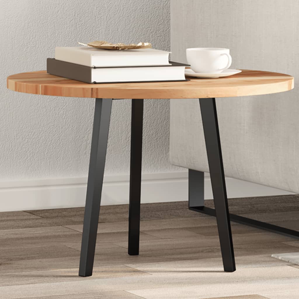vidaXL Pöytälevy pyöreä Ø60x2 cm täysi akasiapuu