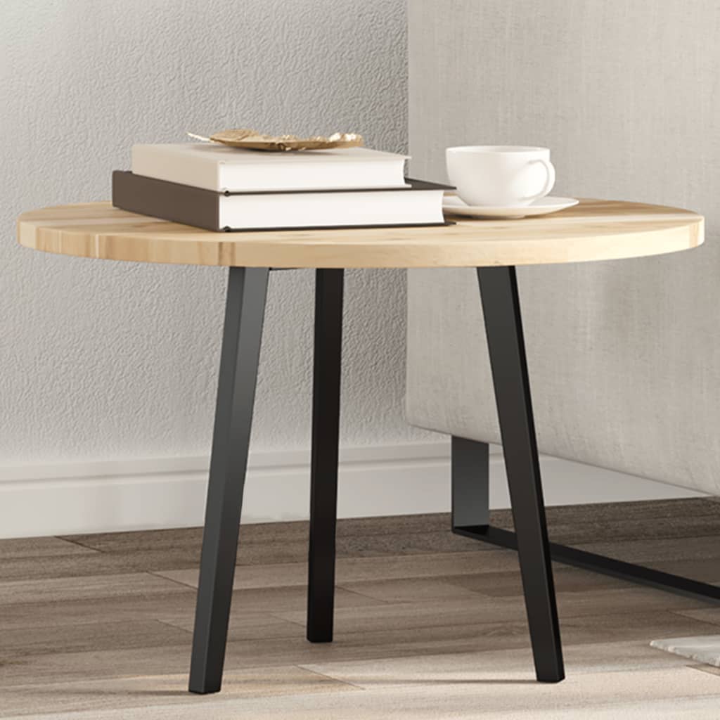 vidaXL Pöytälevy pyöreä Ø60x2 cm täysi akasiapuu