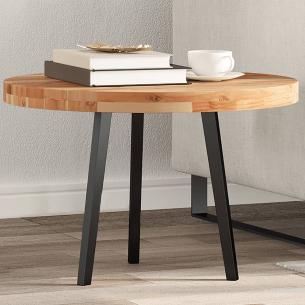 vidaXL Pöytälevy pyöreä Ø60x4 cm täysi akasiapuu