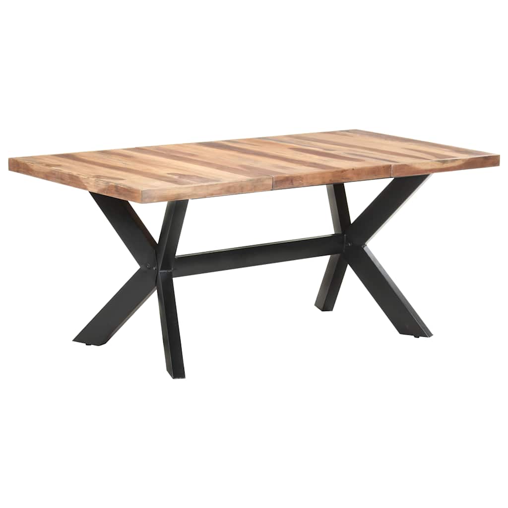 vidaXL Ruokapöytä 180x90x75 cm täysi puu hunajaviimeistelyllä