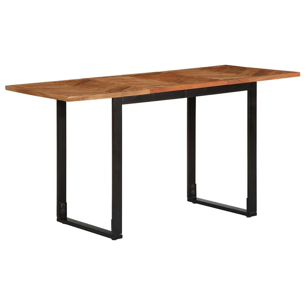 vidaXL ruokapöytä 140x70x75 cm massiivipuu akaasia
