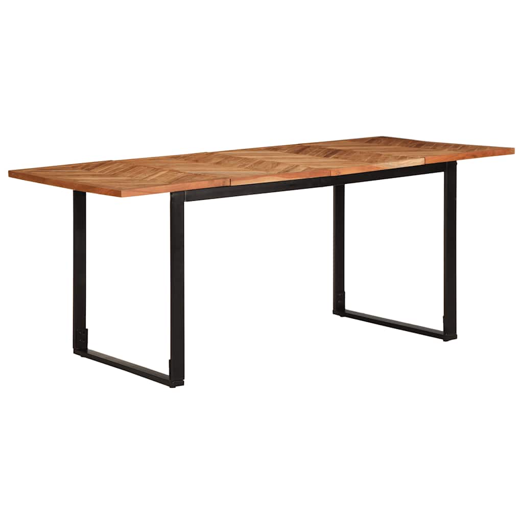 vidaXL ruokapöytä 180x90x75 cm massiivipuu akaasia
